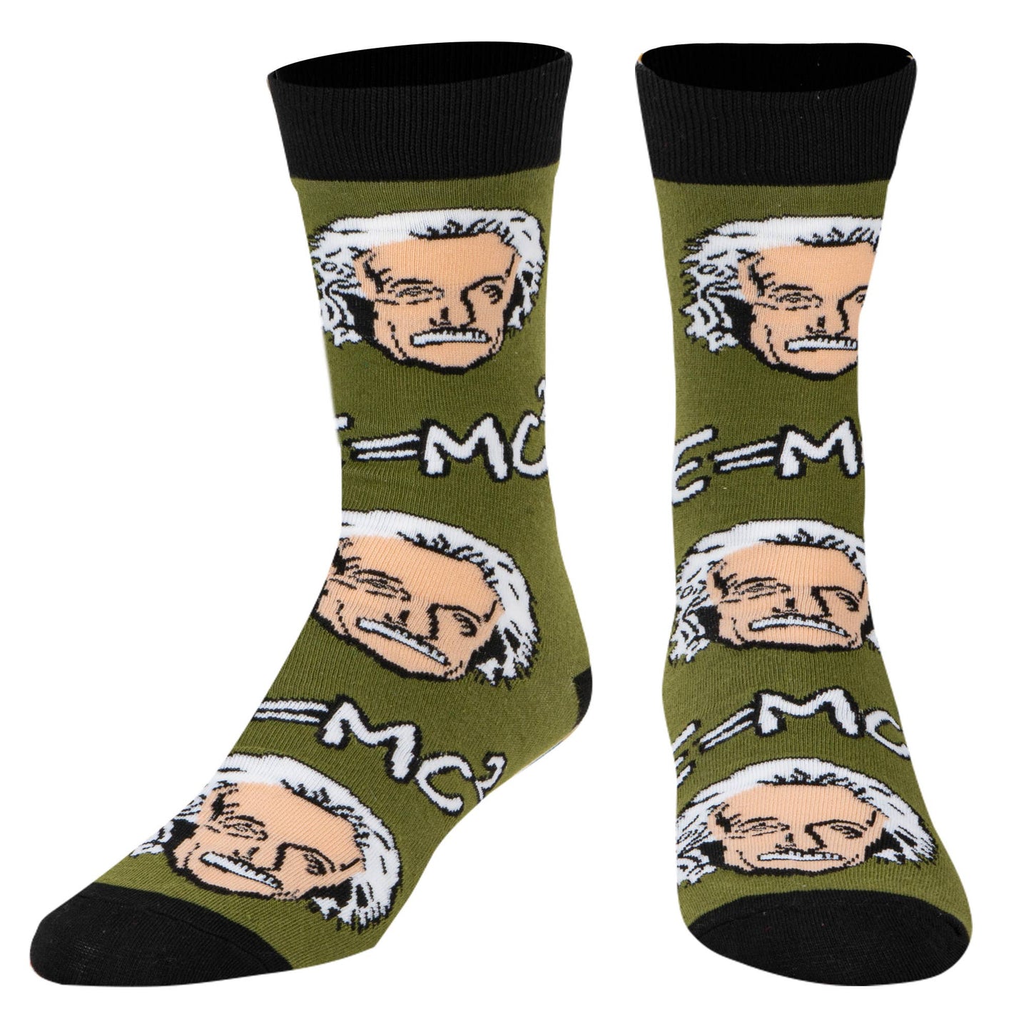 Einstein - Mens Crew Folded - Crazy Socks