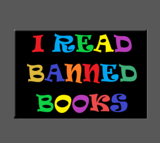 I READ BANNED BOOKS, Magnet