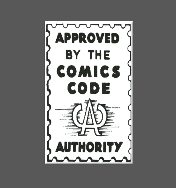 Ba Ba Buttons - COMIC CODE, Magnet, Button, Mirror, EC Comics, Cryptkeeper