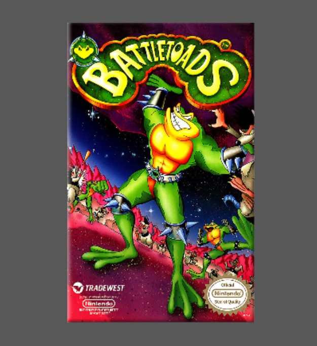 Ba Ba Buttons - NES, BATTLETOADS, Magnet, Button, Mirror, NINTENDO