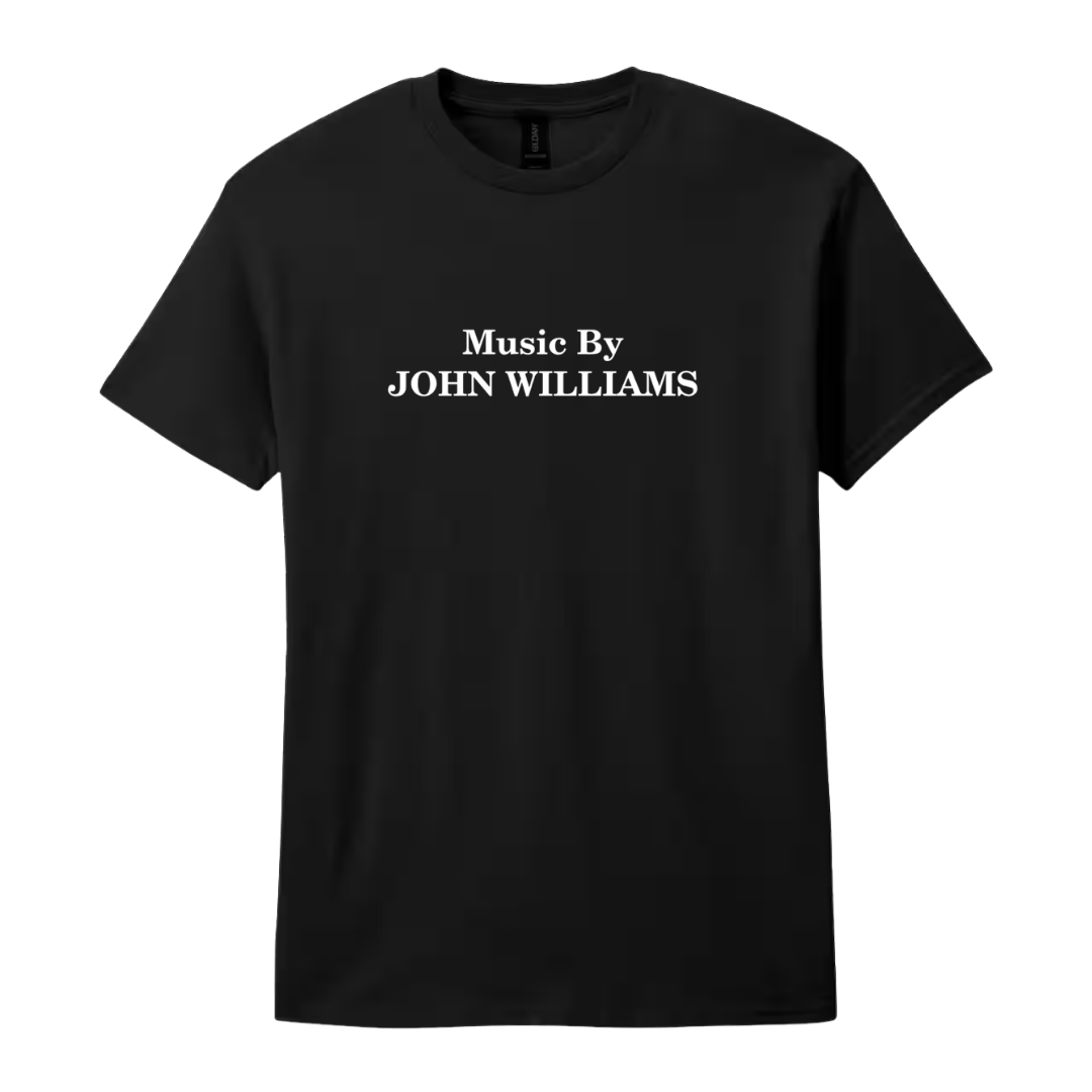 Music By JOHN WILLIAMS t-shirt