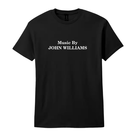 Music By JOHN WILLIAMS t-shirt