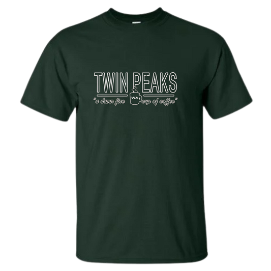 Twin Peaks, WA Souvenir T-Shirt (Green)