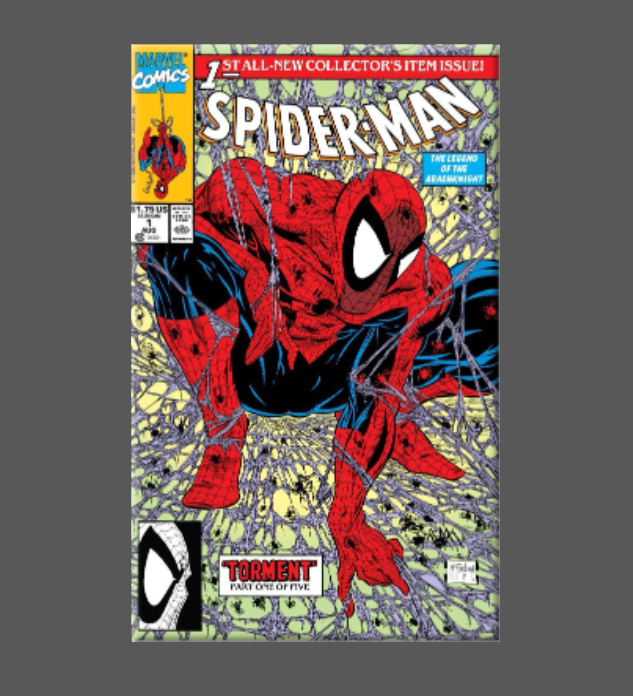 Ba Ba Buttons - SPIDER MAN, Magnet, Button, Mirror, Fridge, NO 1, TORMENT