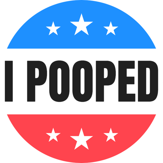 I Pooped - Sticker